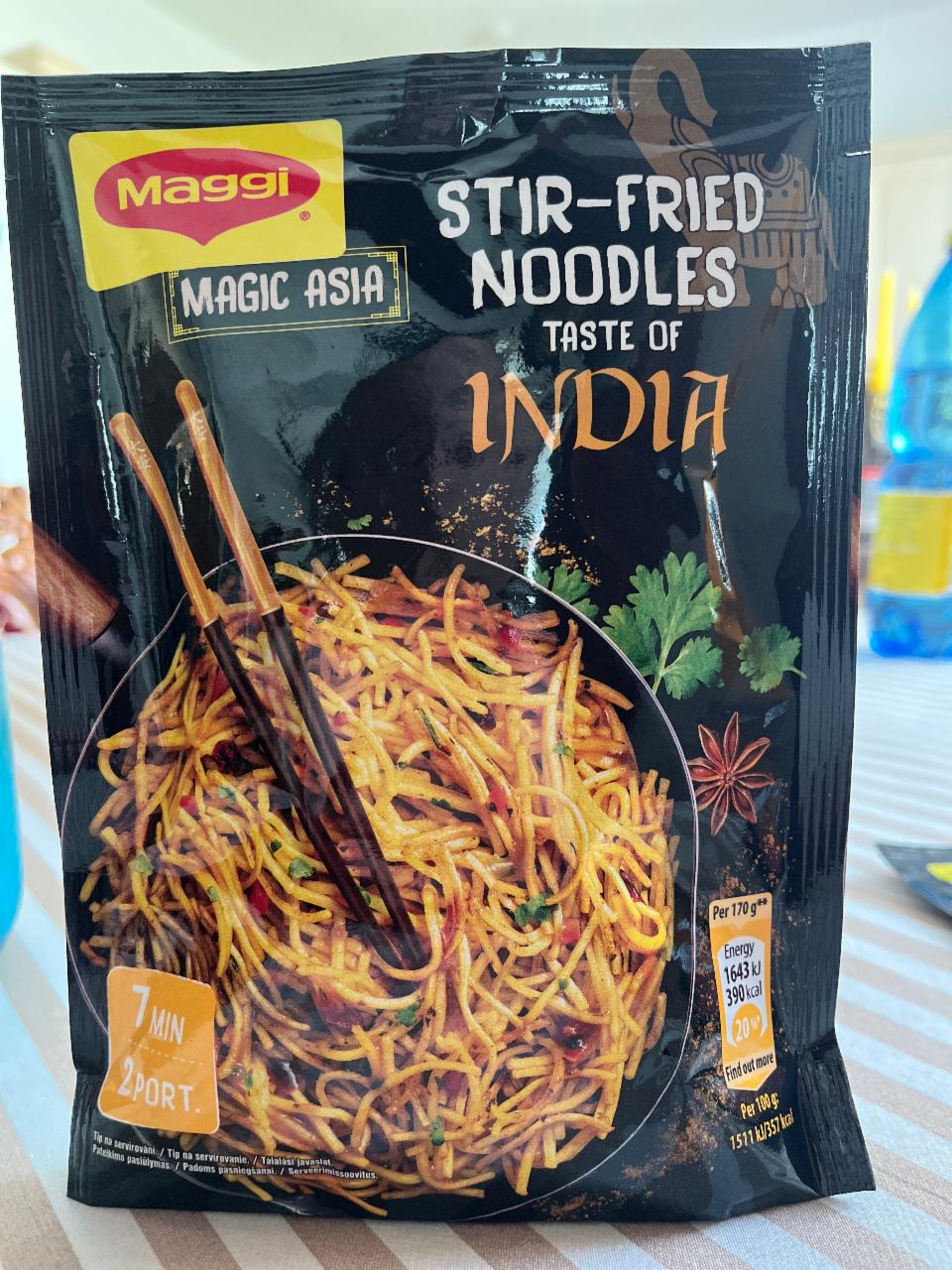 Fotografie - Stir-fried noodles taste of india Maggi