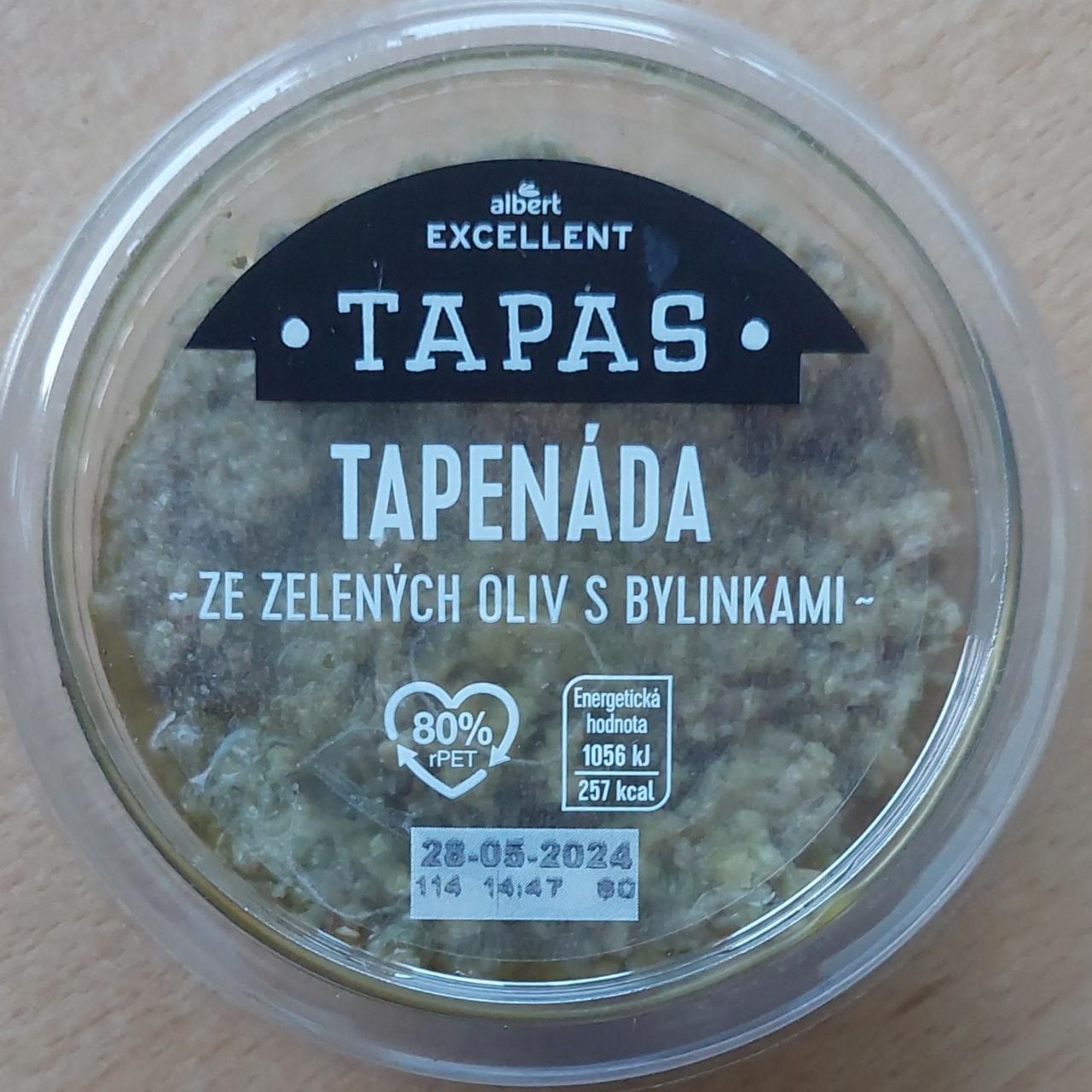 Fotografie - Tapas tapenáda ze zelených oliv s bylinkami Albert Excellent