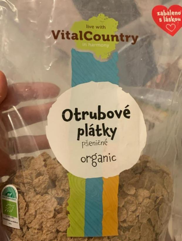 Fotografie - Otrubové plátky pšeničné organic VitalCountry