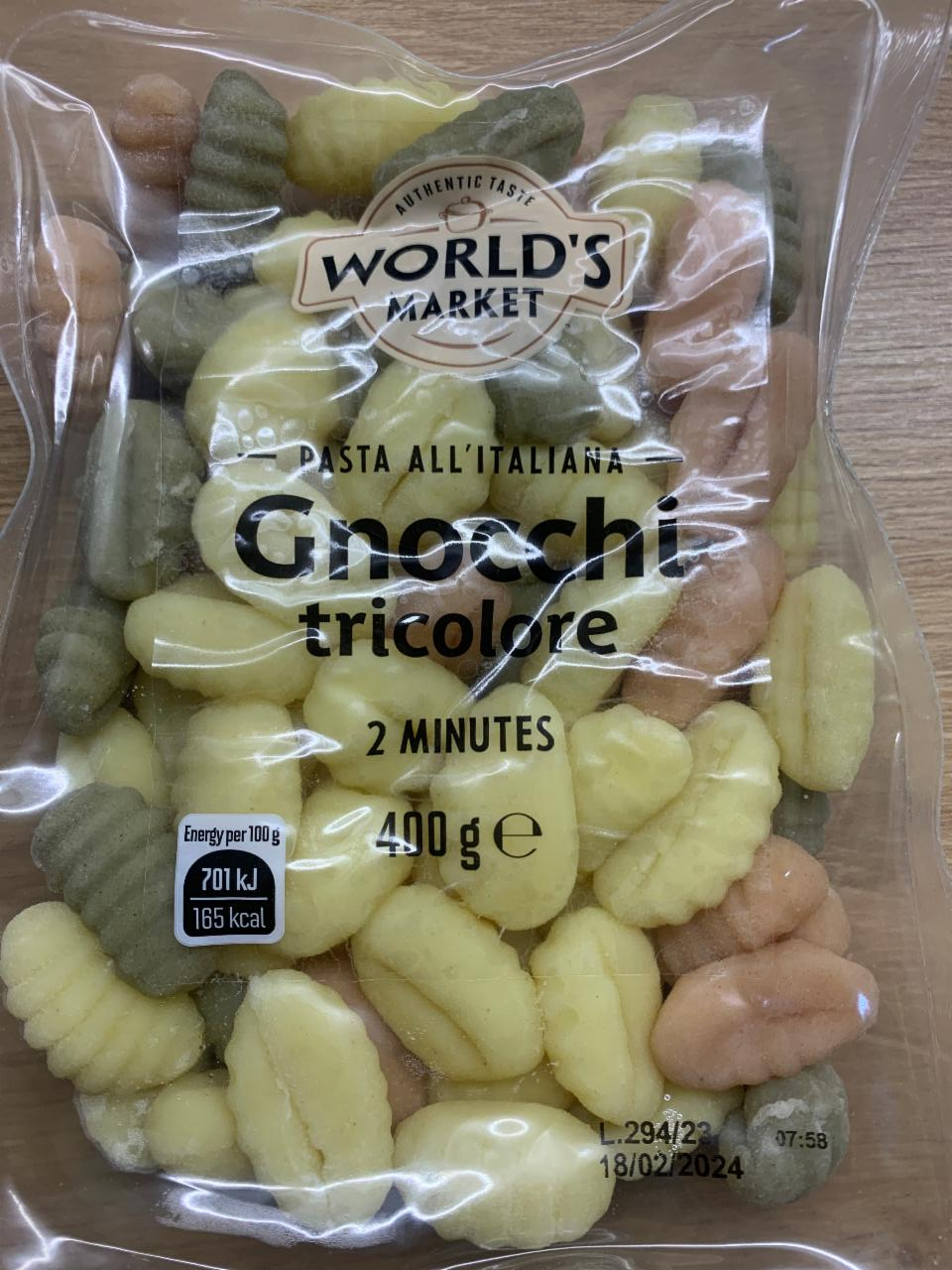 Fotografie - Gnocchi tricolore World's market