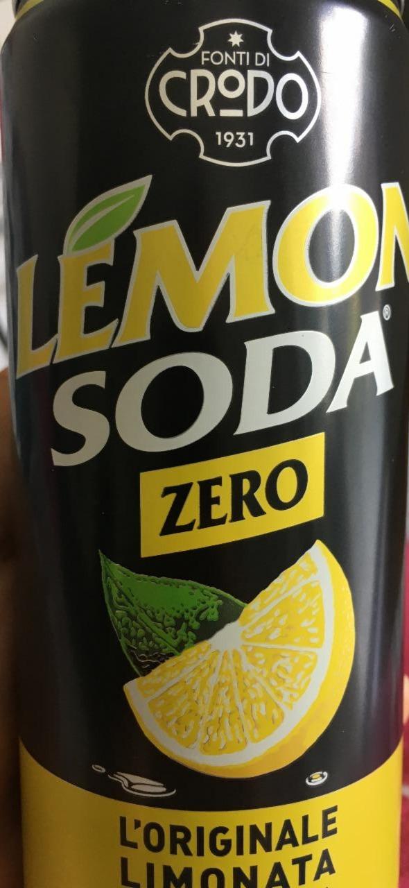 Fotografie - Lemon soda zero