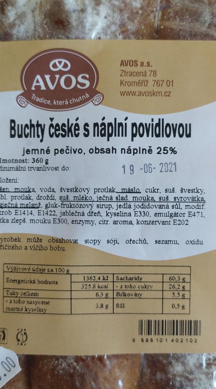 Fotografie - Buchty české s náplní povidlovou Avos