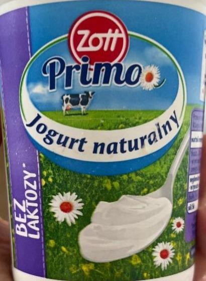 Fotografie - Zott Primo Jogurt Naturalny bez laktozy