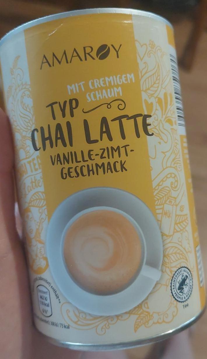 Fotografie - Chai Latte Typ Vanille-Zimt-Geschmack Amaroy