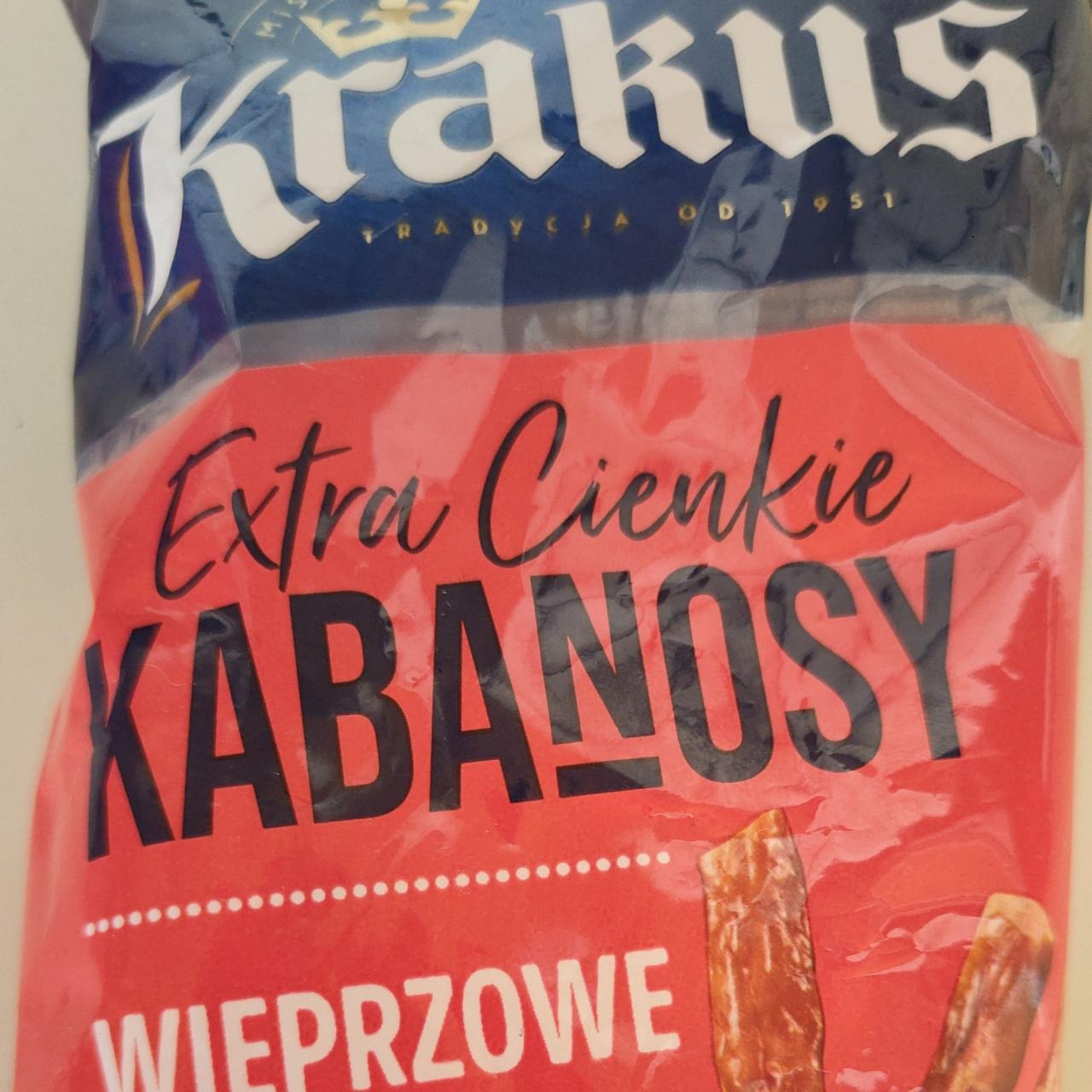 Fotografie - Kabanosy extra cienkie wieprzowe Krakus