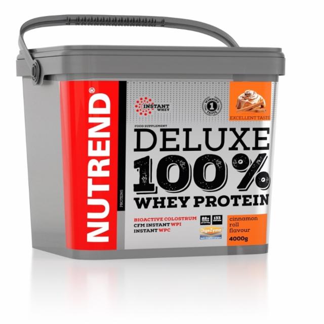 Fotografie - Deluxe 100% whey protein cinnamon roll (skořicový šnek) Nutrend