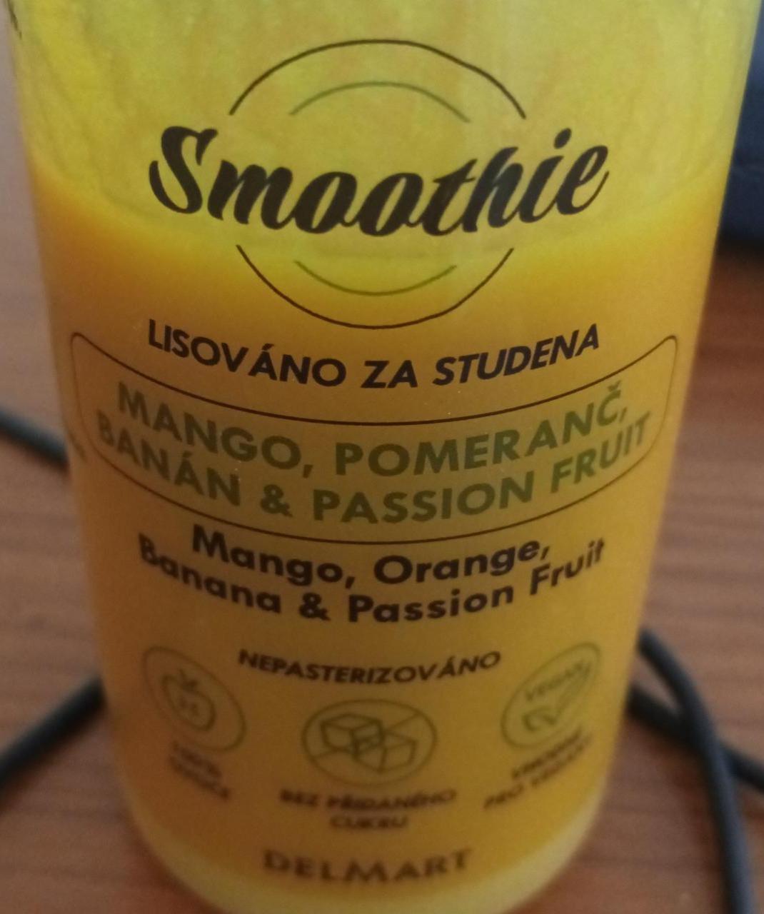 Fotografie - Smoothie směs ovocných šťáv Delmart