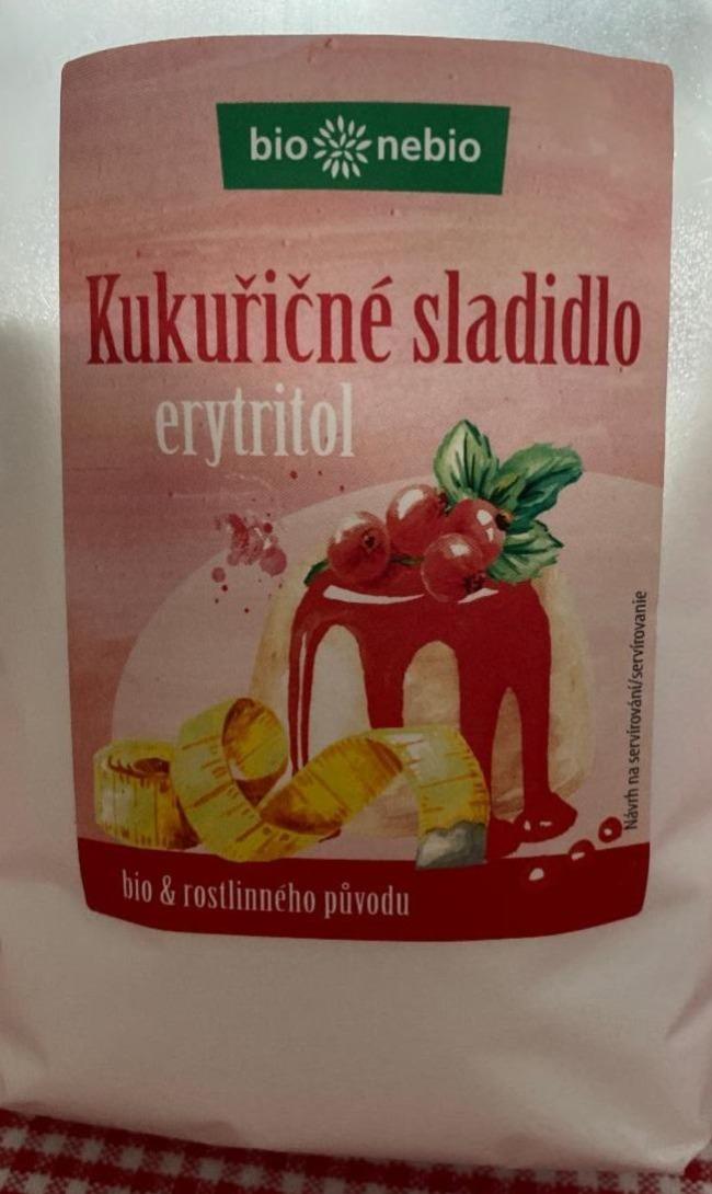 Fotografie - Bio kukuřičné sladidlo Erytritol Bio Nebio