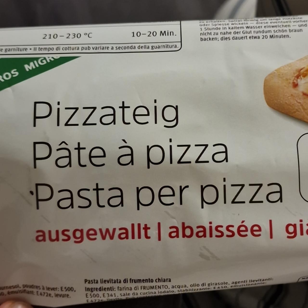 Fotografie - Pizzateig XL M-Budget