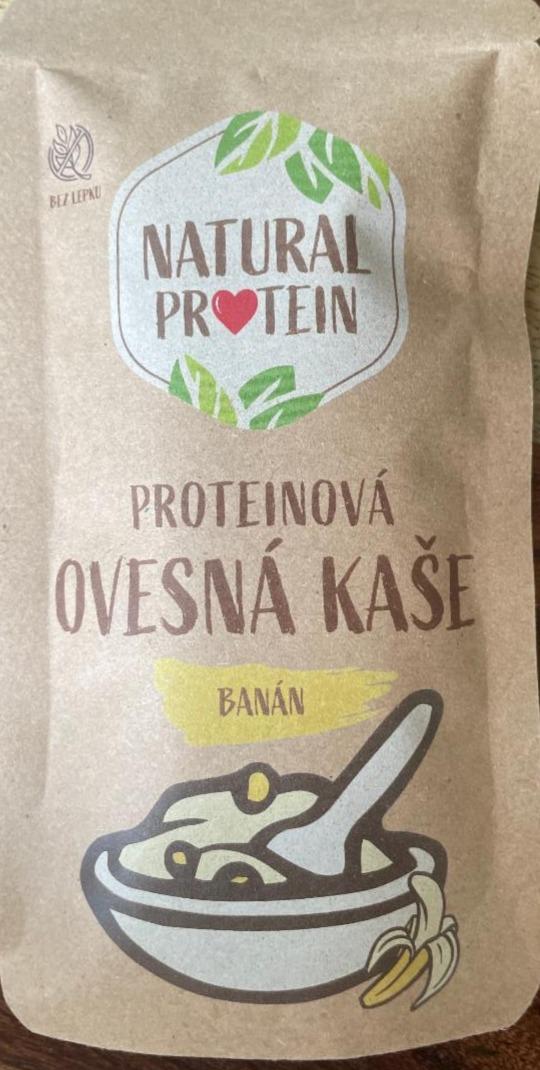 Fotografie - Proteinová Ovesná kaše banán Natural protein