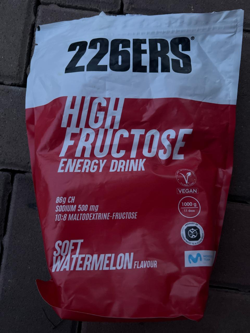 Fotografie - High fructose energy drink soft watermelon flavour 226ERS