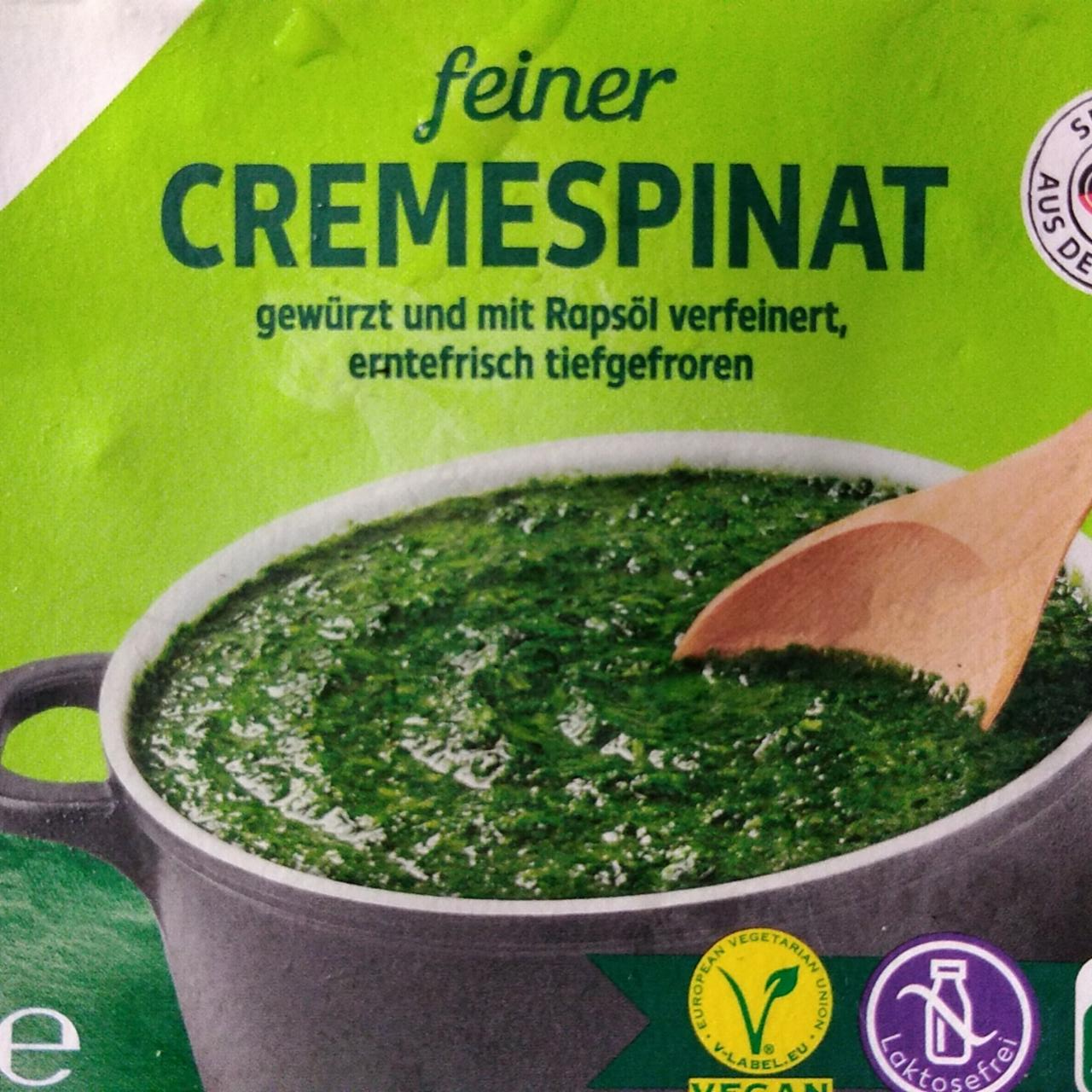 Fotografie - Feiner Cremespinat K-Classic