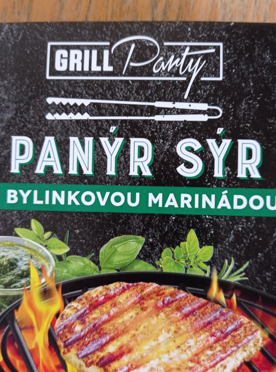 Fotografie - panýr sýr s bylinkovou marinádou Grill Party