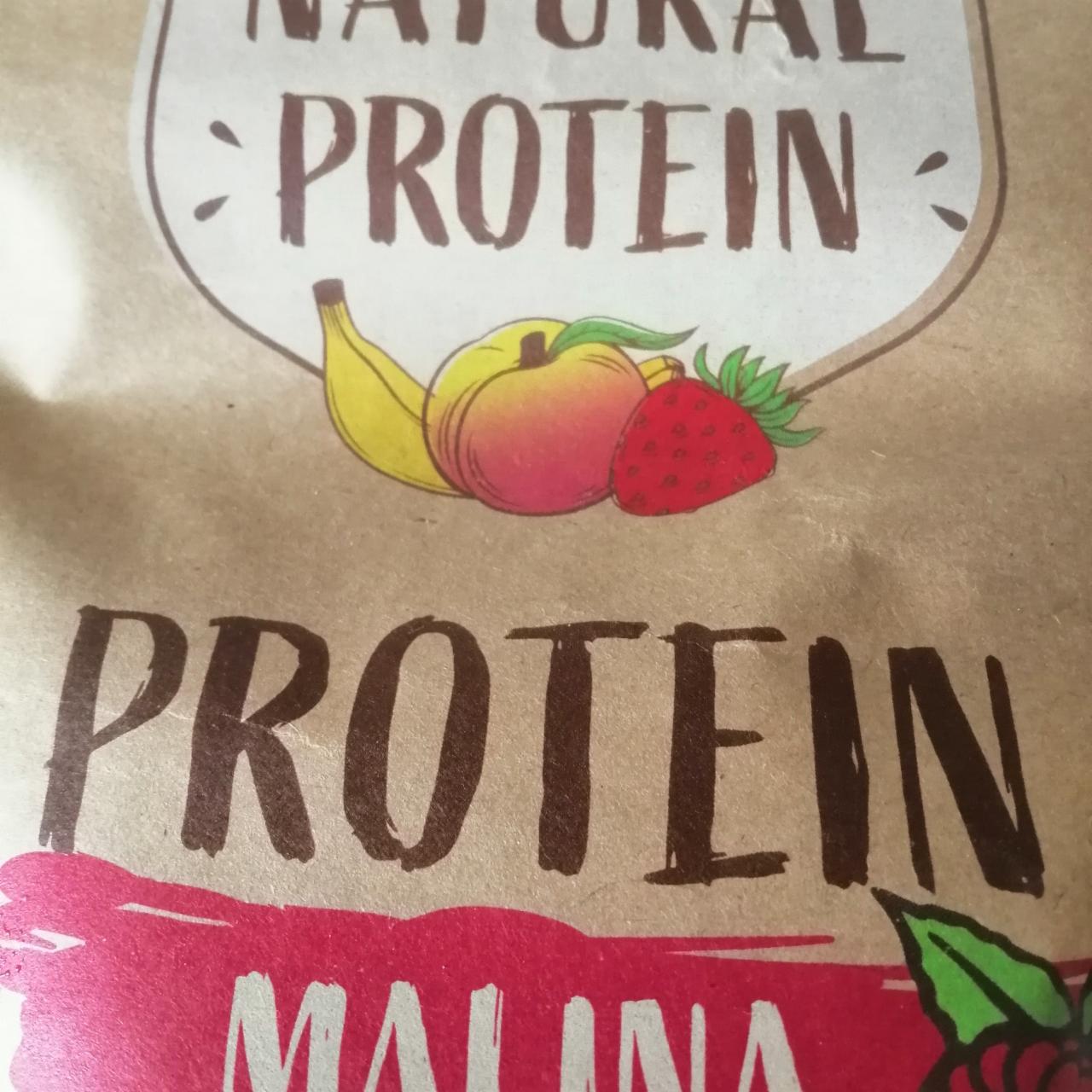 Fotografie - Proteinový nápoj malina Natural protein