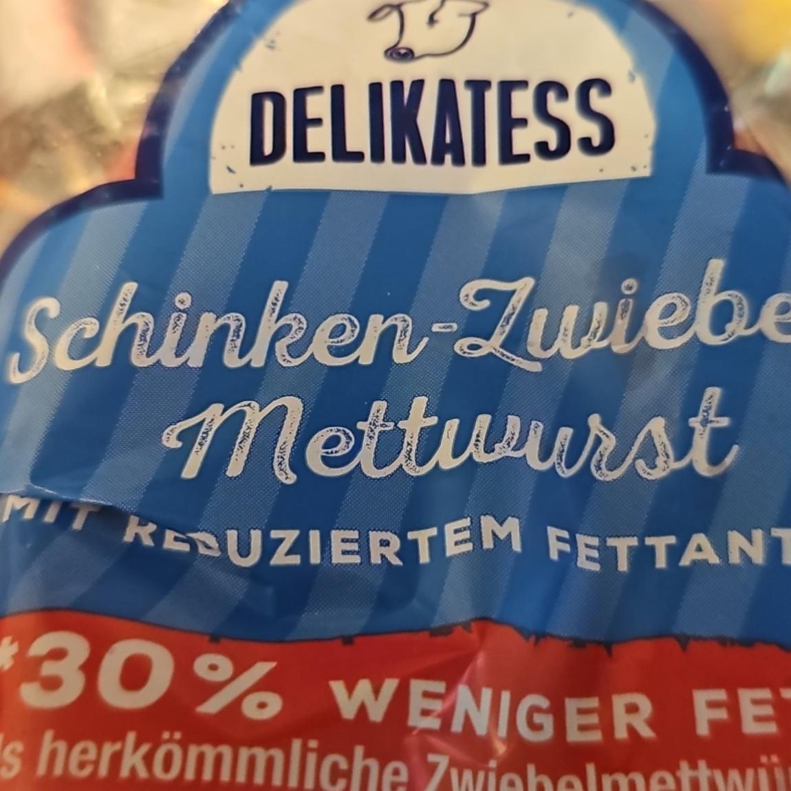 Fotografie - Schinken-zwiebel mettwurst Delikatess