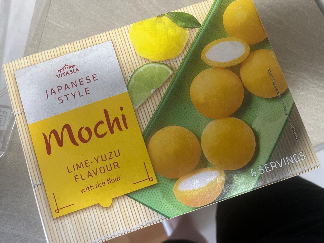 Fotografie - Japanese style Mochi Lime-Yuzu flavour with rice flour Vitasia