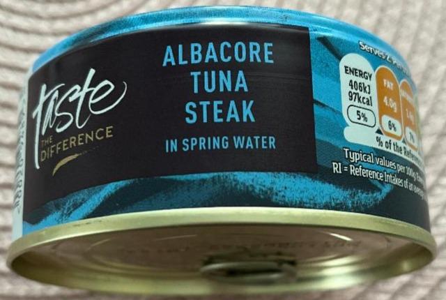 Fotografie - Albacore Tuna Steak in spring water Taste the Difference