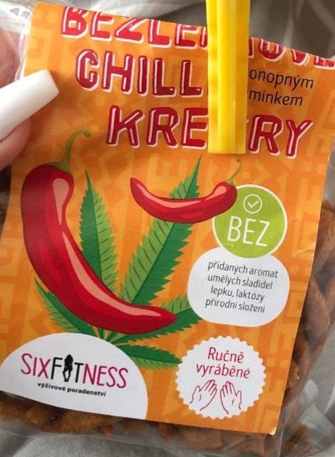 Fotografie - Bezlepkové krekry Mexiko s chilli a konopným semínkem Sixfitness