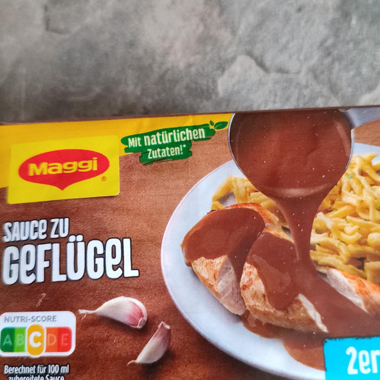 Fotografie - Sauce zu geflugel Maggi