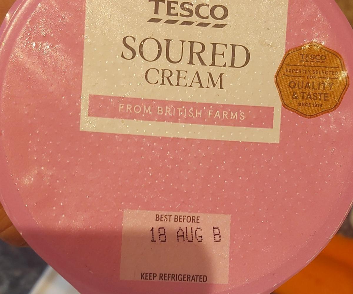 Fotografie - Soured cream Tesco