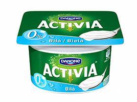 Fotografie - Activia bílá 0% tuku Danone