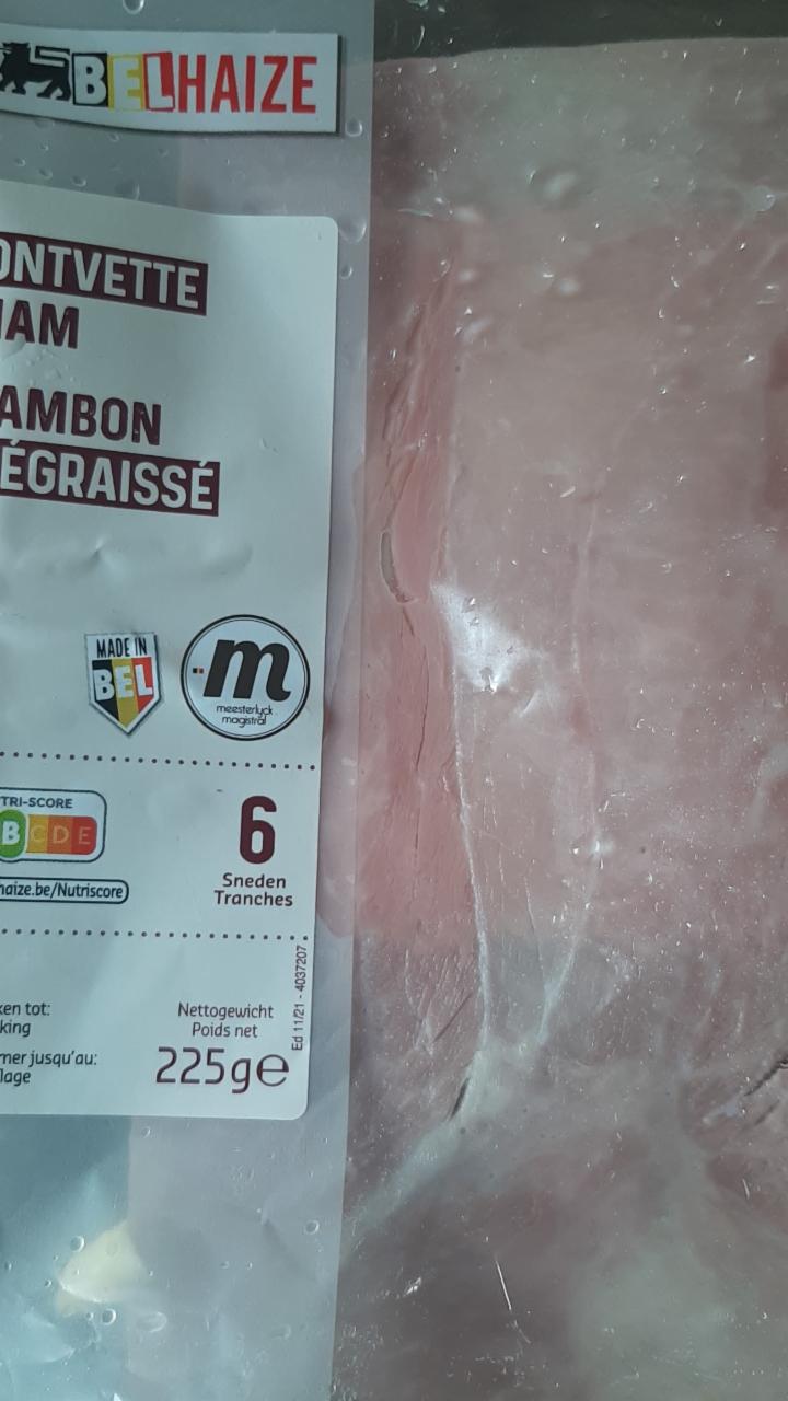 Fotografie - Jambon dégraissé