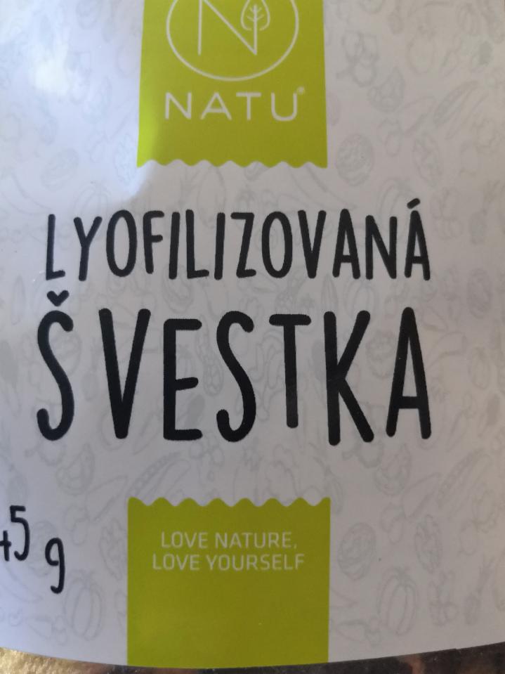 Fotografie - Lyofilizovaná švestka Natu