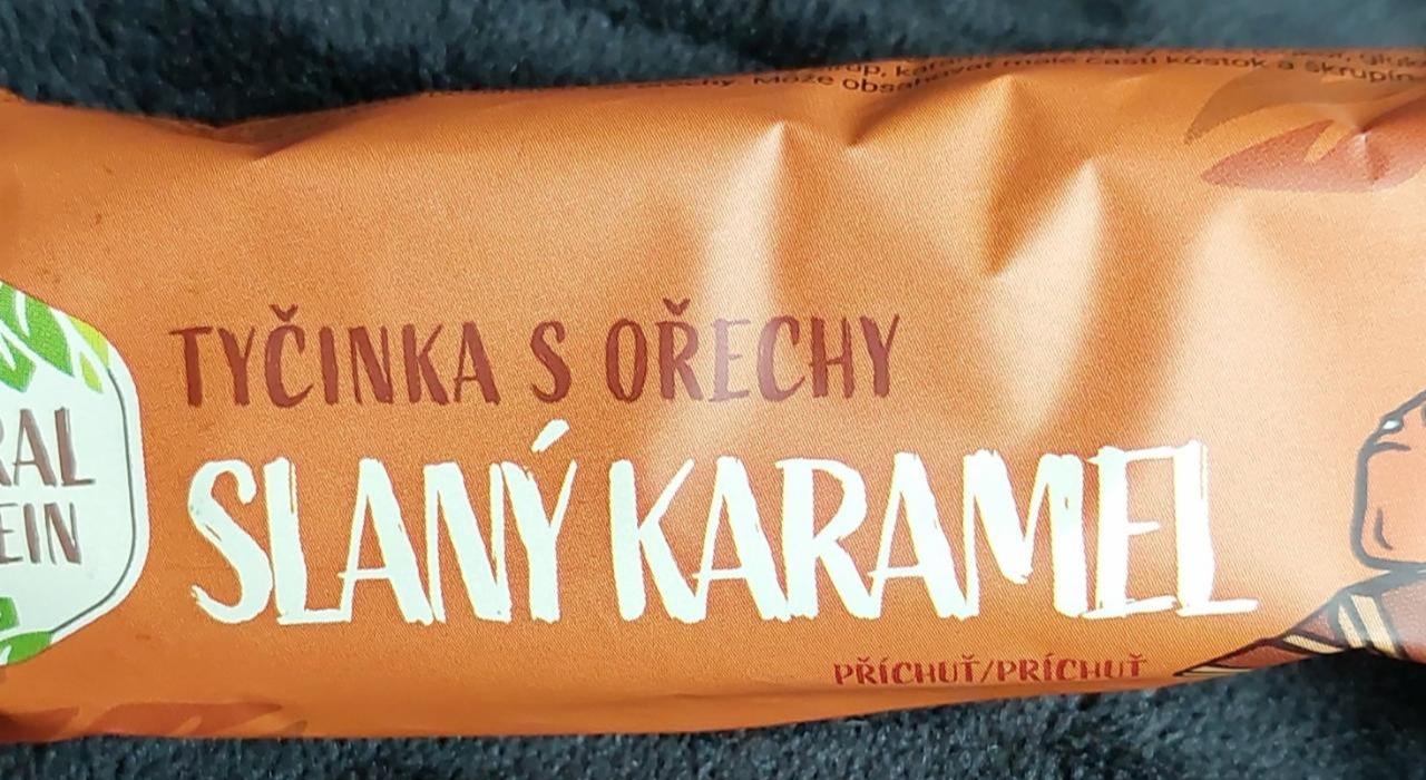 Fotografie - Tyčinka s ořechy Slaný karamel Natural protein