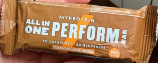 Fotografie - All In One Perform Bar Chocolate Orange Myprotein