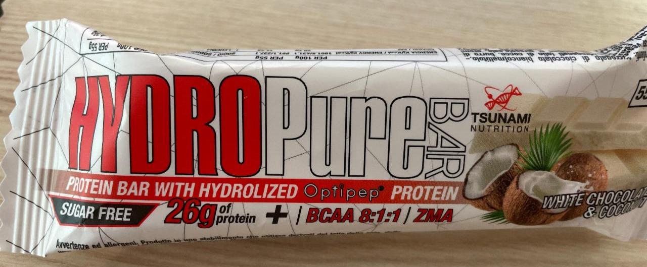 Fotografie - Hydro Pure Bar White Chocolate & Coconut Tsunami Nutrition