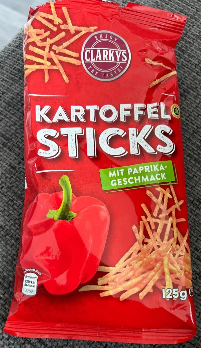 Fotografie - Kartoffel Sticks mit Paprika-geschmack Clarkys