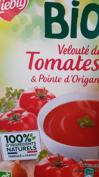 Fotografie - Liebig BIO Velouté de Tomates & Pointe d'Origan