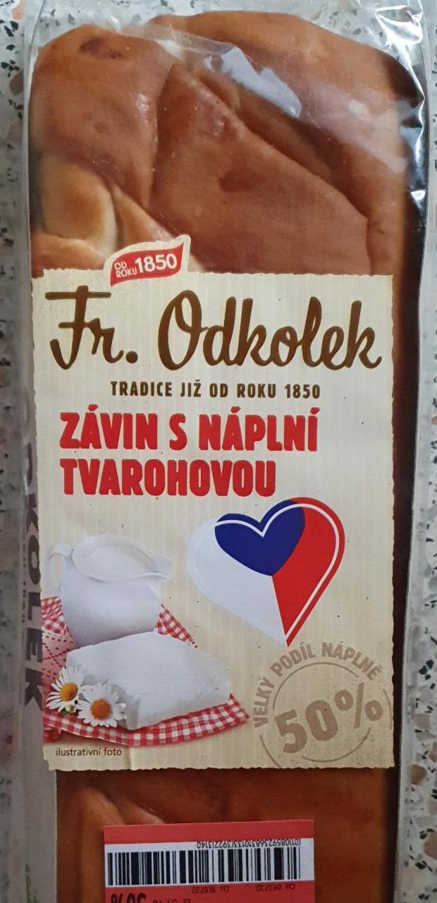 Fotografie - závin s náplní tvarohovou 50% Fr.Odkolek