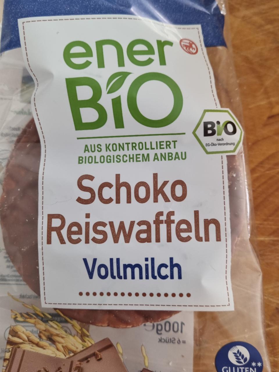 Fotografie - Schoko Reiswaffeln Vollmilch Ener Bio