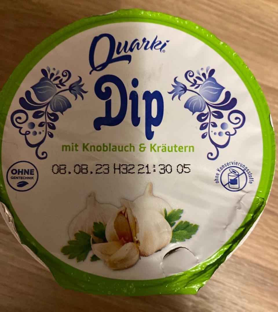 Fotografie - Dip mit Knoblauch & Kräutern Quarki