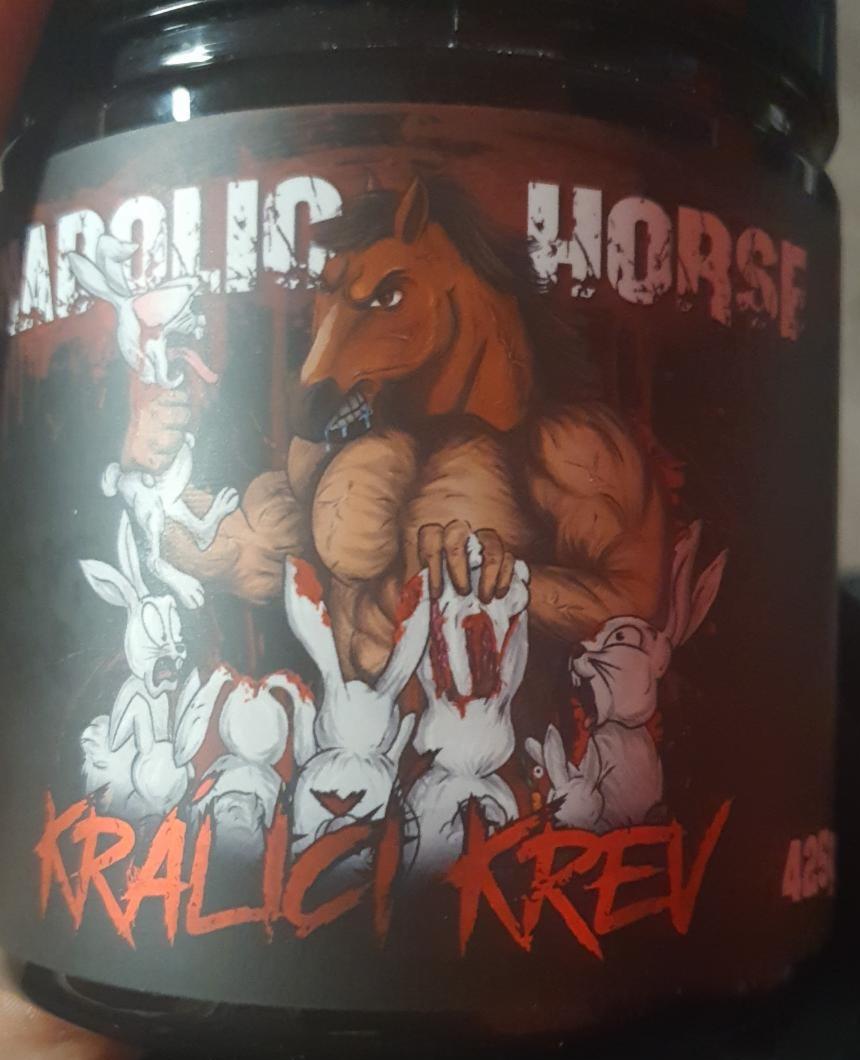 Fotografie - Králičí krev preworkout Anabolic Horse