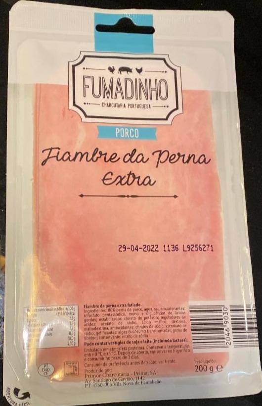 Fotografie - Fiambre da Perna Extra Fumadinho