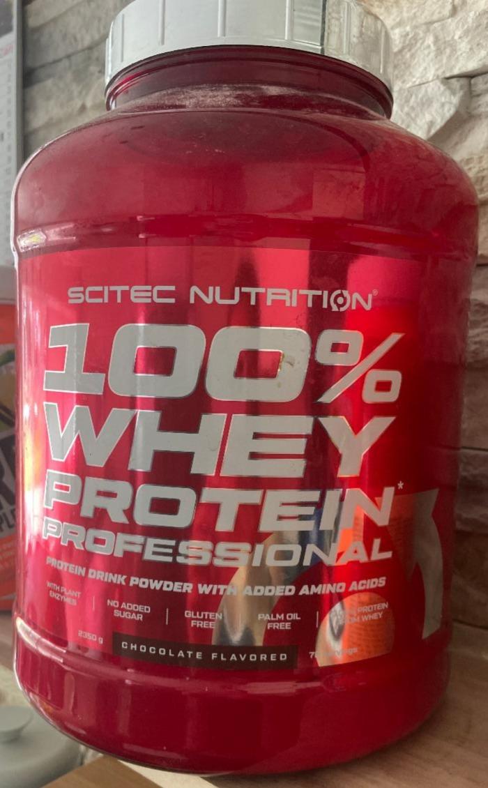 Fotografie - 100% Whey protein Professional Chocolate flavor Scitec Nutrition