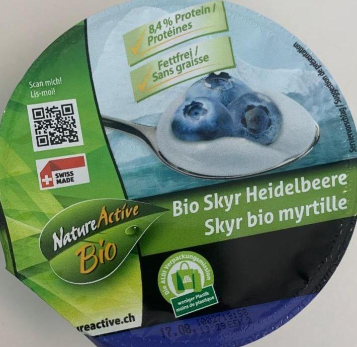 Fotografie - Bio Skyr Heidelbeere Aldi