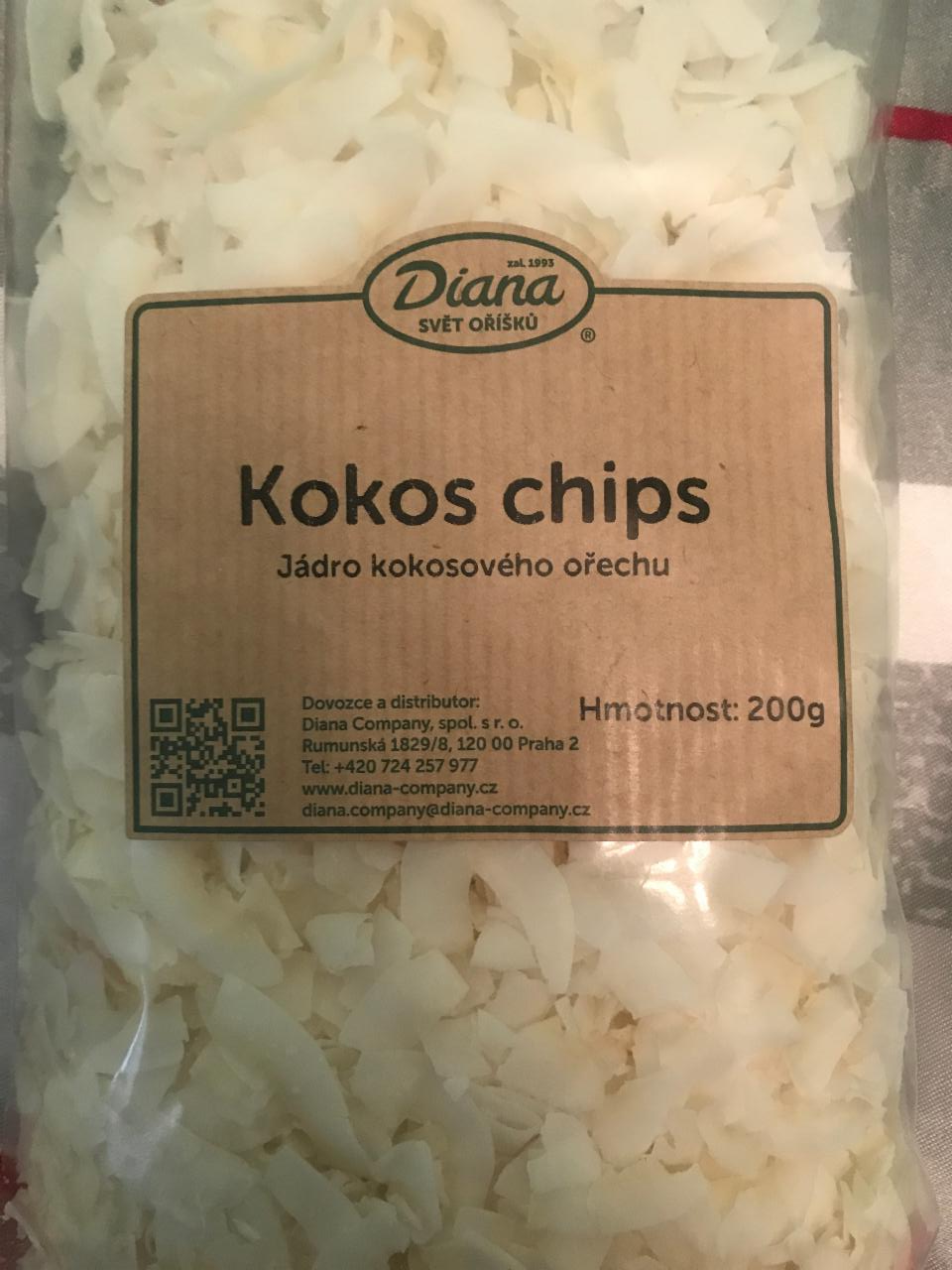 Fotografie - Kokos Chips Diana Svět oříšků