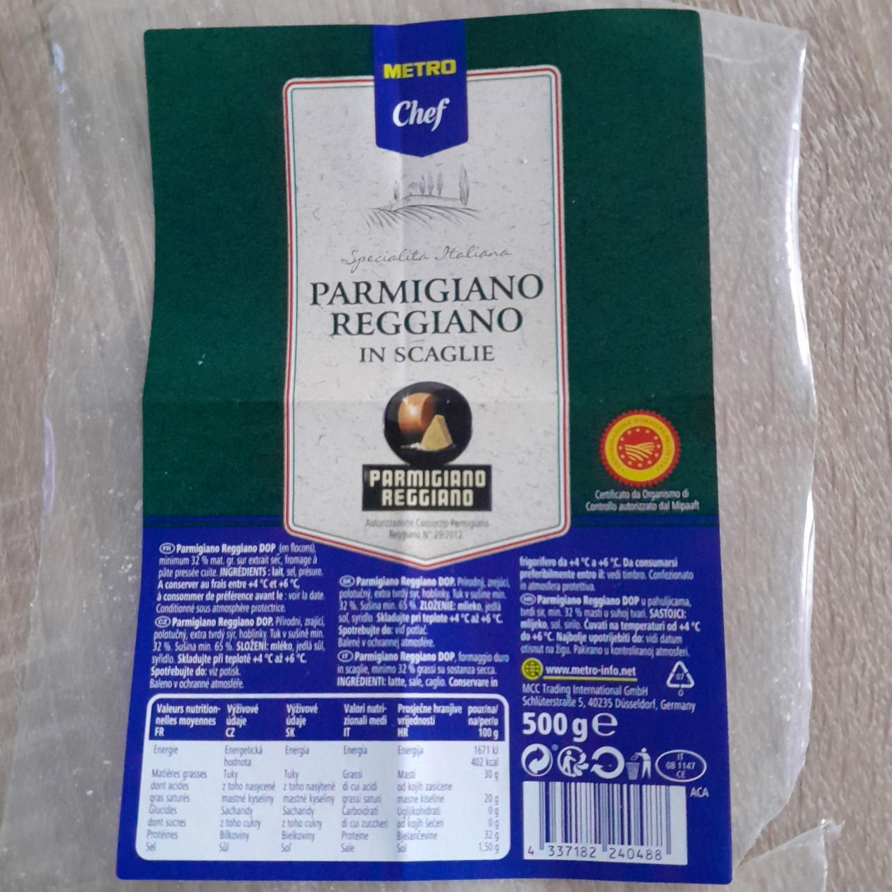 Fotografie - Parmigiano reggiano in scaglie Metro Chef