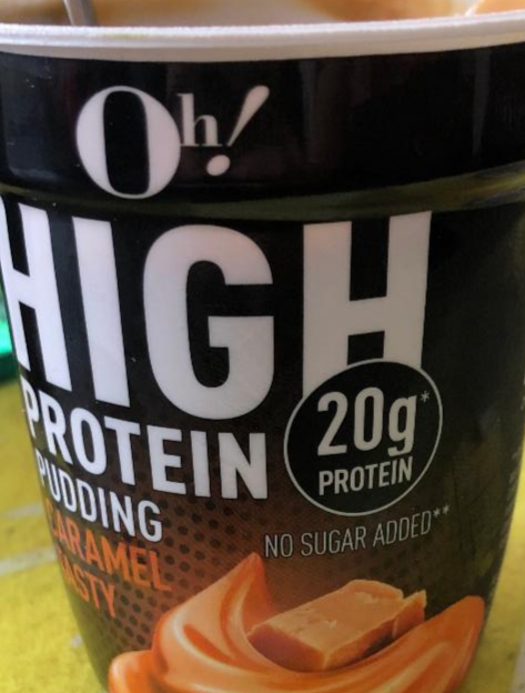 Fotografie - High protein pudding caramel tasty Oh!