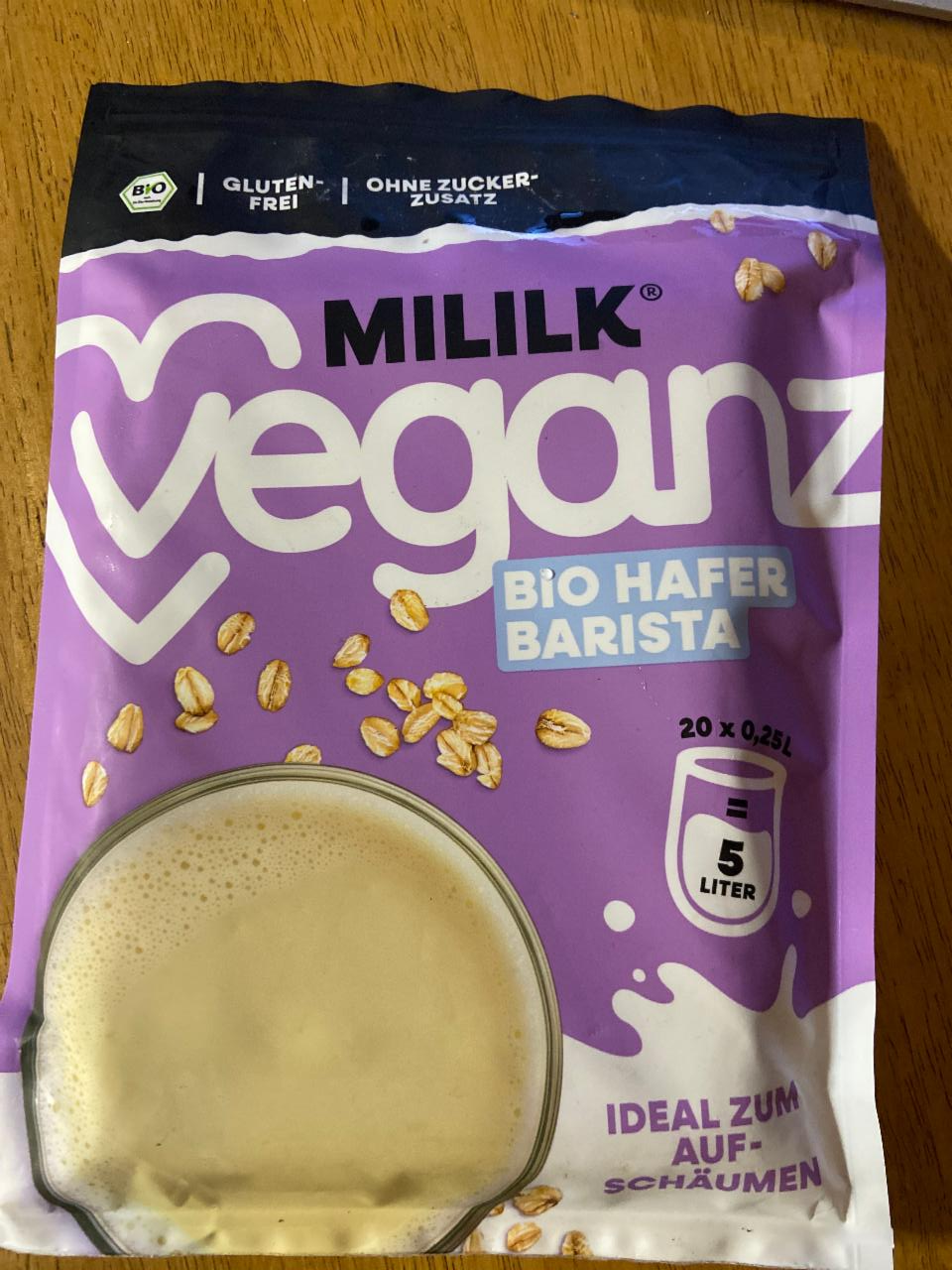 Fotografie - Veganz bio hafer barista Mililk