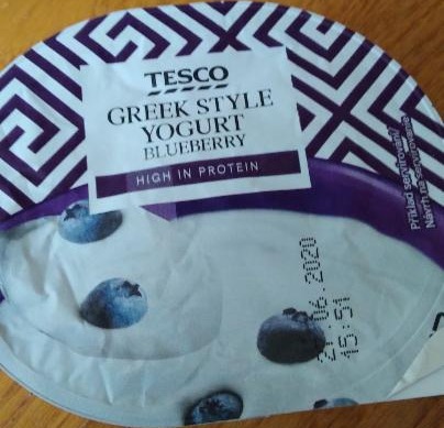 Fotografie - Greek Style Yogurt Blueberry Tesco