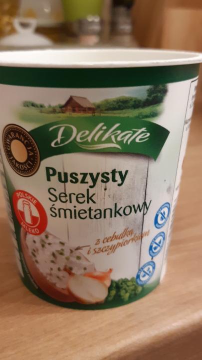 Fotografie - Puszysty serek smietankowy delikate