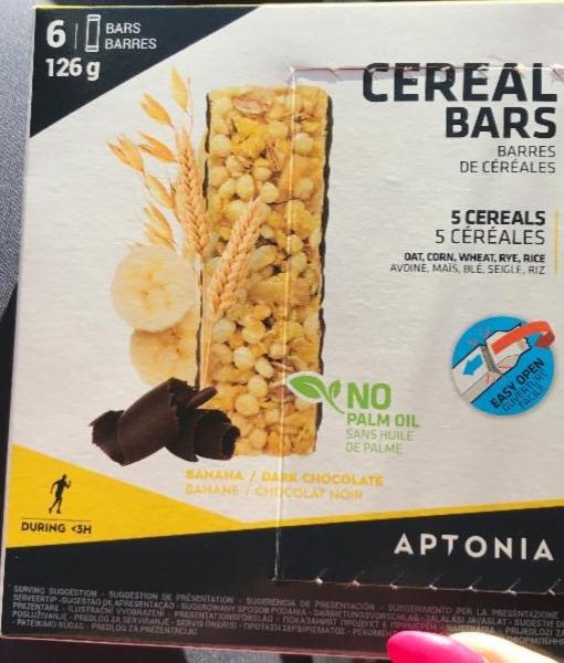 Fotografie - Cereal Bars Banana / Dark Chocolate Aptonia