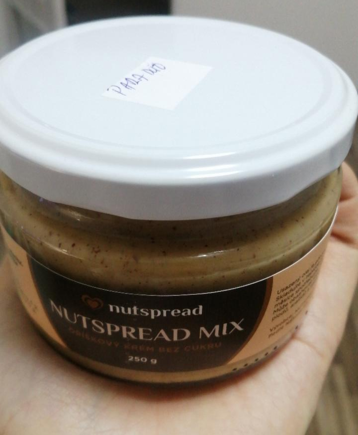 Fotografie - mix oříškový krém bez cukru Nutspread