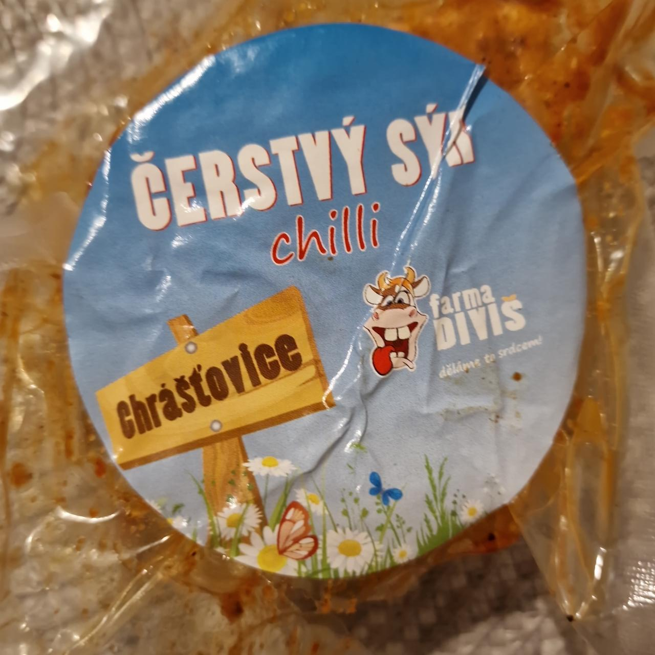 Fotografie - Čerstvý sýr chilli Farma Diviš