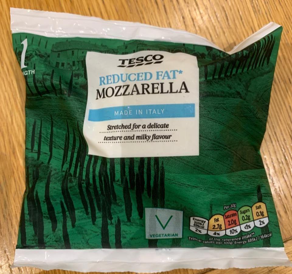 Fotografie - Mozzarella reduced fat Tesco