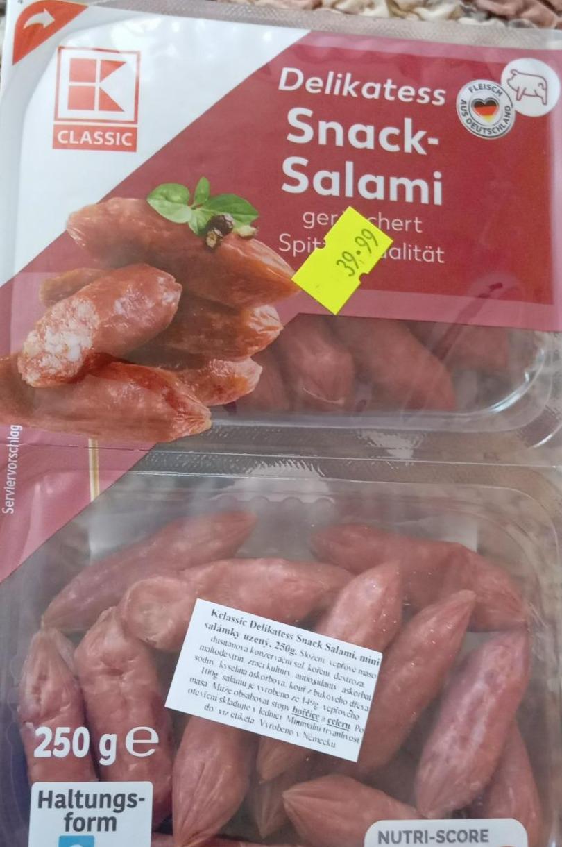 Fotografie - Delikatess Snack-Salami K-Classic